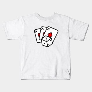 Poker cards Kids T-Shirt